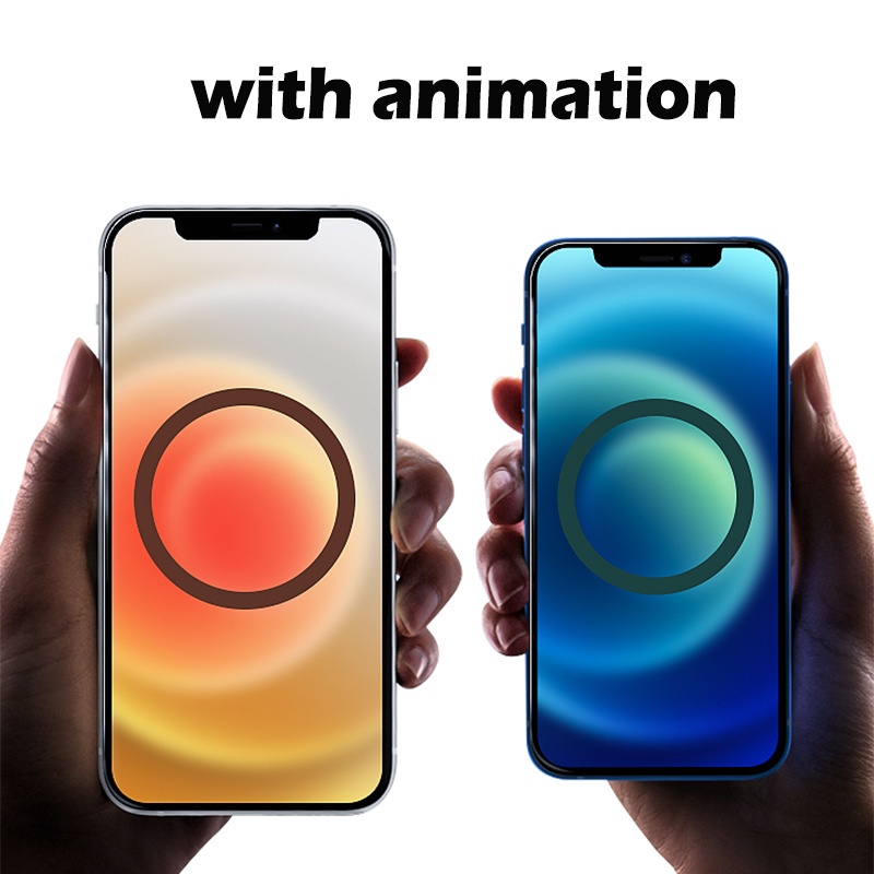 Ốp Điện Thoại Silicon Từ Tính In Logo Hoạt Hình Cho iPhone 12 Pro Max 12 iPhone12