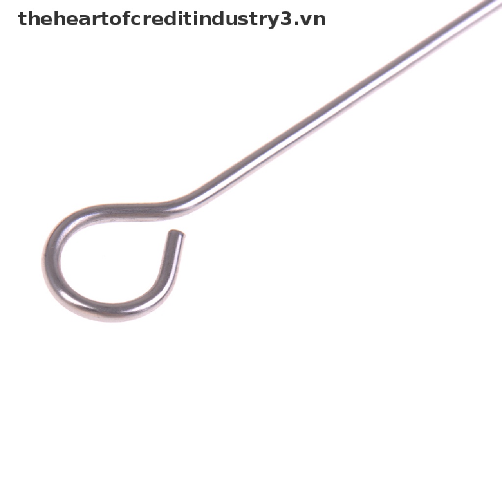 Bộ 10 Xiên Nướng Thịt Hình Tròn Bằng Inox Chuyên Dùng