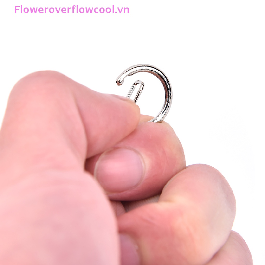 Set 10 Móc Khóa Bạc Sáng Bóng Cá Tính