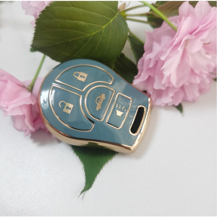 Vỏ Chìa Khóa Điều Khiển Từ Xa 4 Nút Cho Xe Hơi Nissan Maxima Versa Altima Sentra Giá Đỡ