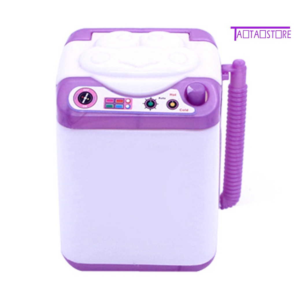 Máy Giặt Đồ Chơi Mini Bằng Silicon Dễ Thương Cho Nhà Búp Bê