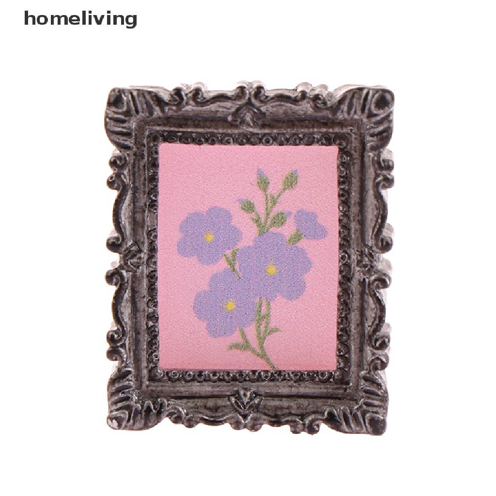 Bộ 2 Khung Manny Cổ Điển Tỉ Lệ 1: 12 Trang Trí Nhà Búp Bê