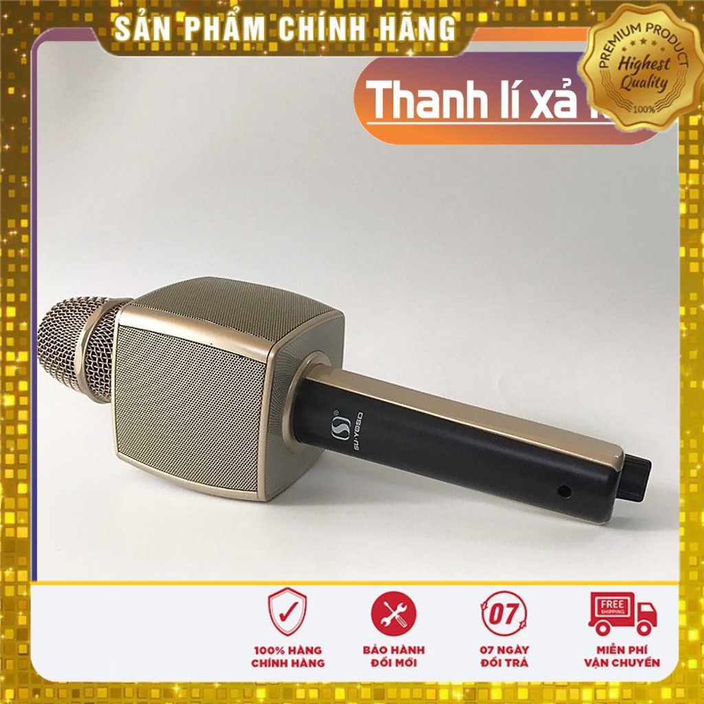 MIC KARAOKE YS92- Có Cổng USB Và Thẻ Nhớ - ÂM THANH CỰC HAY xã nát kho