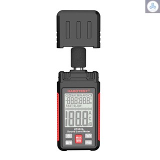 Habotest ht602 2.2-inch lcd digital sound level meter decibel monitoring tester 30-130db noisemeter noise volume measuring gauge