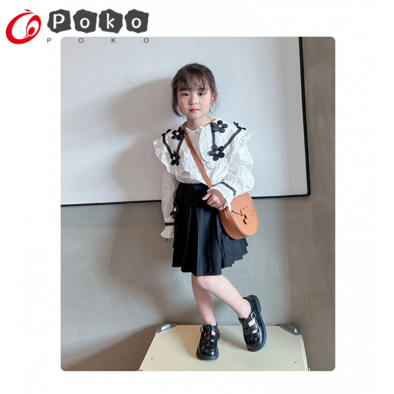 Giày Sandal Đế Bằng Hở Ngón Phong Cách La Mã Thời Trang Mùa Hè 2023 Mới Cho Bé Trai Gái