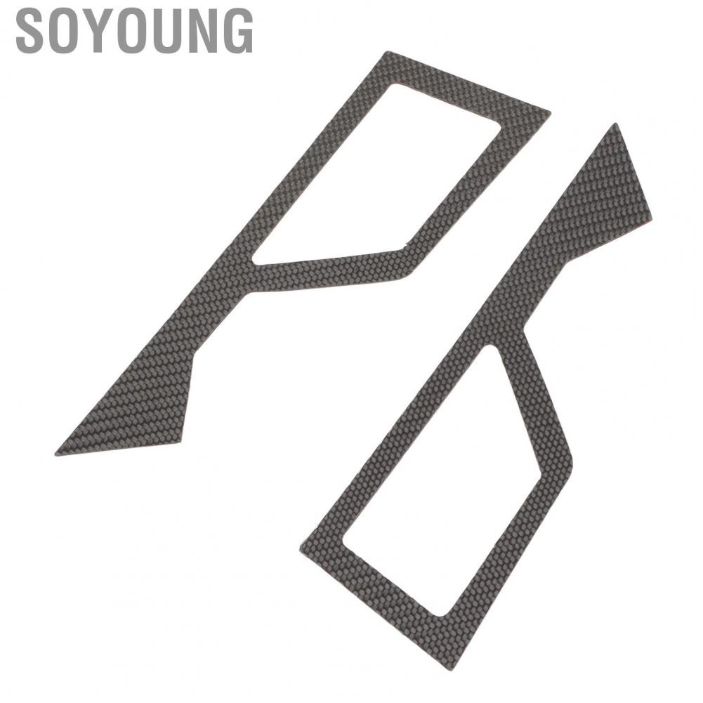 Soyoung UTV Rear Body Sticker  Easy Installation Elegant Panel Decorative Trim Prevent Scratch for RZR PRO XP 2021 Onwards
