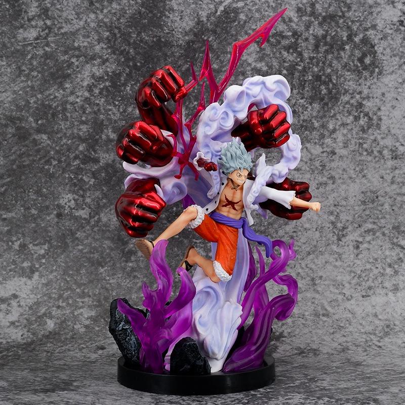 Mô hình nhân vật Luffy mũ rơm gear 2 7 tay cực chất cao 33cm | Figure anime one piece đồ chơi mô hình trang trí