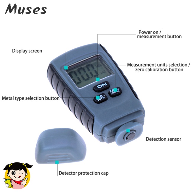 Máy Đo Độ Dày Lớp Phủ Sắt / Nhôm RM660 Chuyên Dụng Chất Lượng Cao