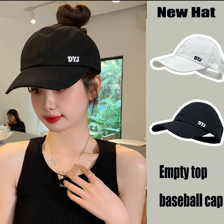 Mũ Lưỡi Trai Nửa Đầu Chống Nắng Hở Chóp Có Thể Điều Chỉnh Phong Cách Vintage Cho Nam Nữ