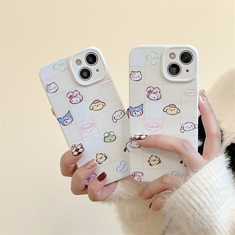 Ốp Điện Thoại Chống Rơi Họa Tiết Sanrio Cho iPhone 14 12 11 13Pro Max