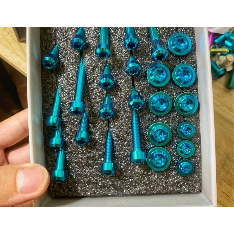 ( GR5 XỊN ) Full bộ ốc titan lốc máy Sonic Winer