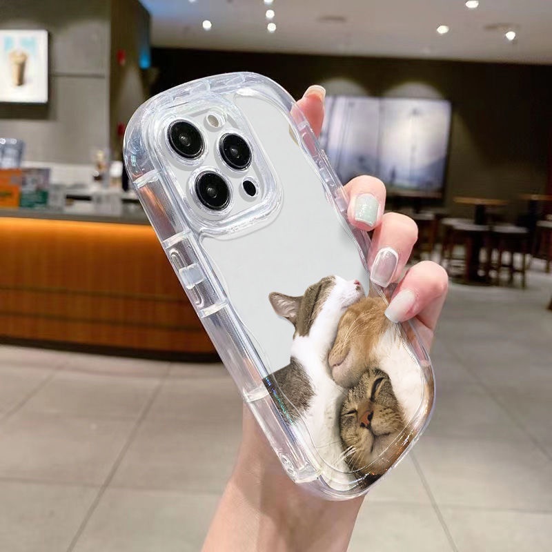 ✅Ốp Điện Thoại Dẻo Trong Suốt Họa Tiết Ba Chú Mèo Dễ Thương Chống Sốc Cho Iphone14 11xr12 / 13 7 ZL0B 8Pxsmax
