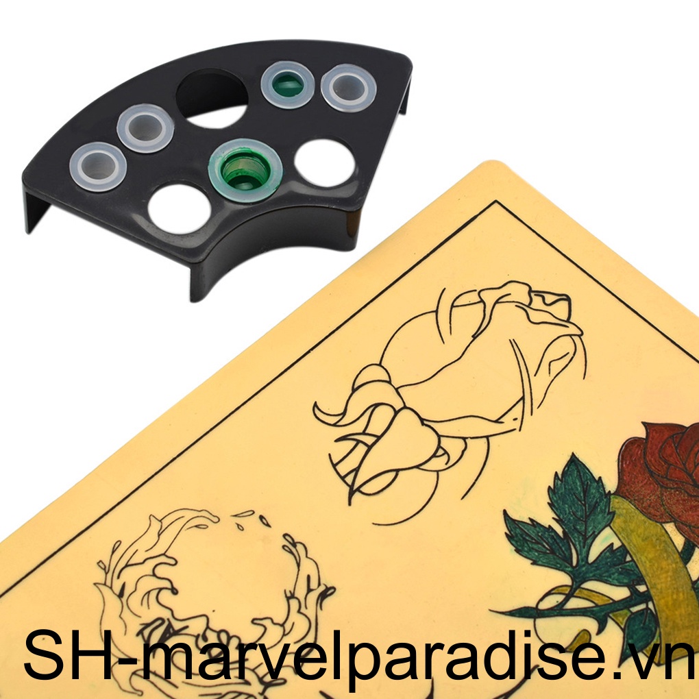 Set 100 Cốc Silicone Mềm Đựng Mực In Màu Trang Điểm Vĩnh Viễn Dùng Tại Nhà / Salon