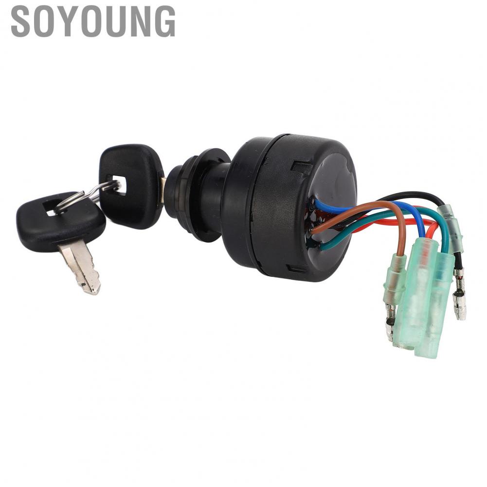 Soyoung Control Box Ignition Switch  Robust Construction Responsive Exquisite Boat Key Set 353‑76020‑3 Strong for Tohatsu RC5A