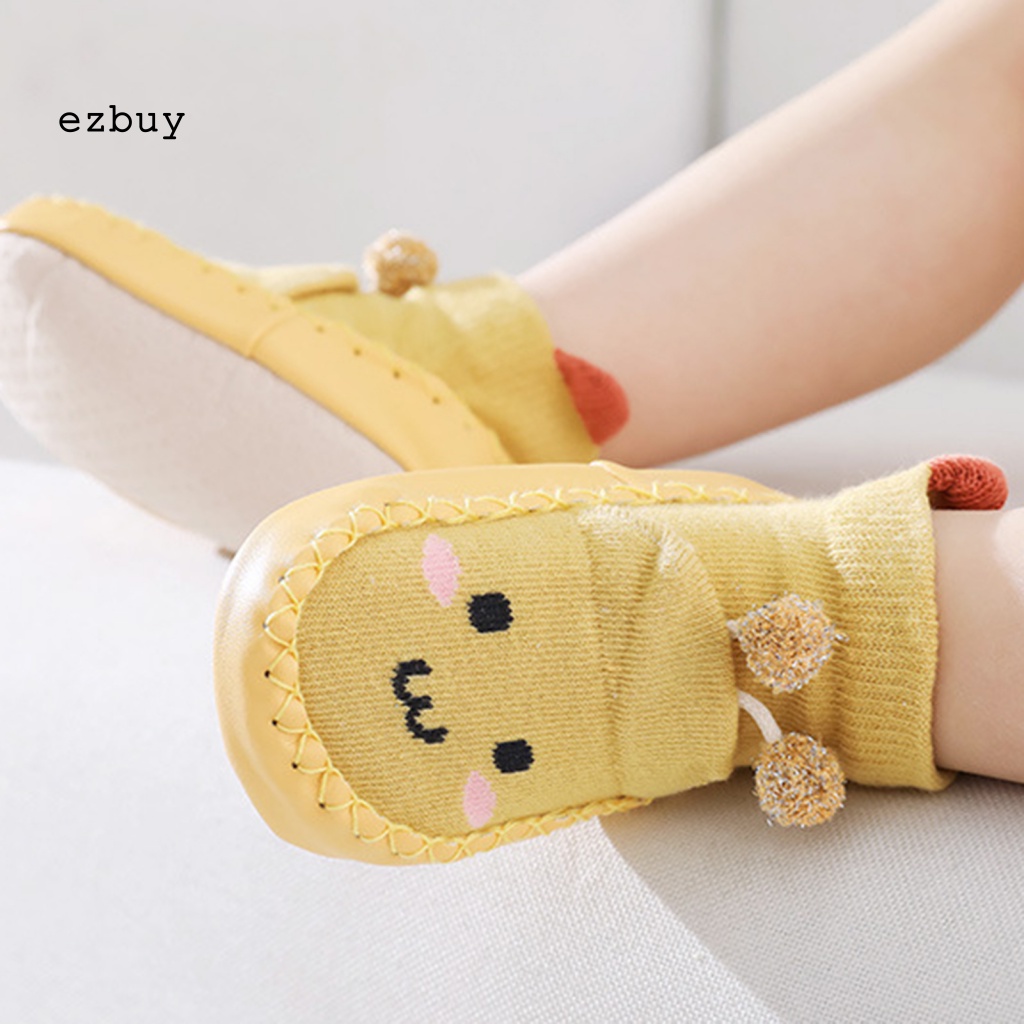 1 Đôi Vớ Chống Trượt Thoáng Khí In Hình Biểu Tượng Cảm Xúc Hoạt Hình Cho Em Bé Đi Trong Nhà