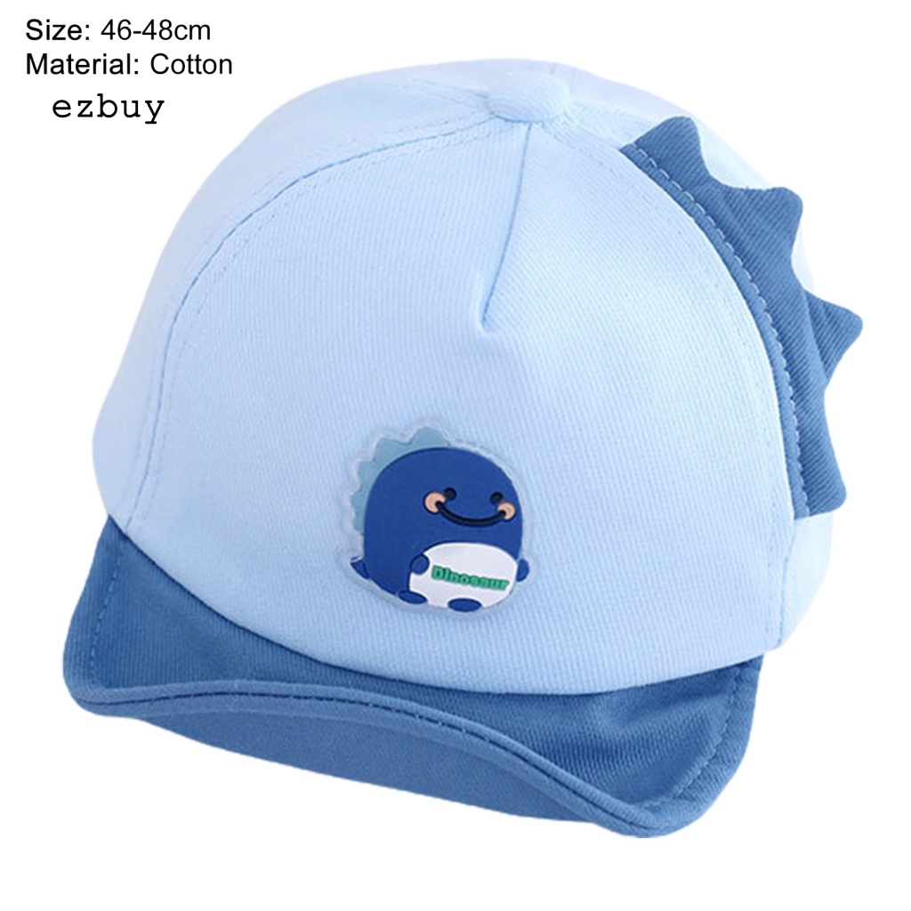Mũ Lưỡi Trai Cotton Thoáng Khí In Họa Tiết Khủng Long Dành Cho Bé