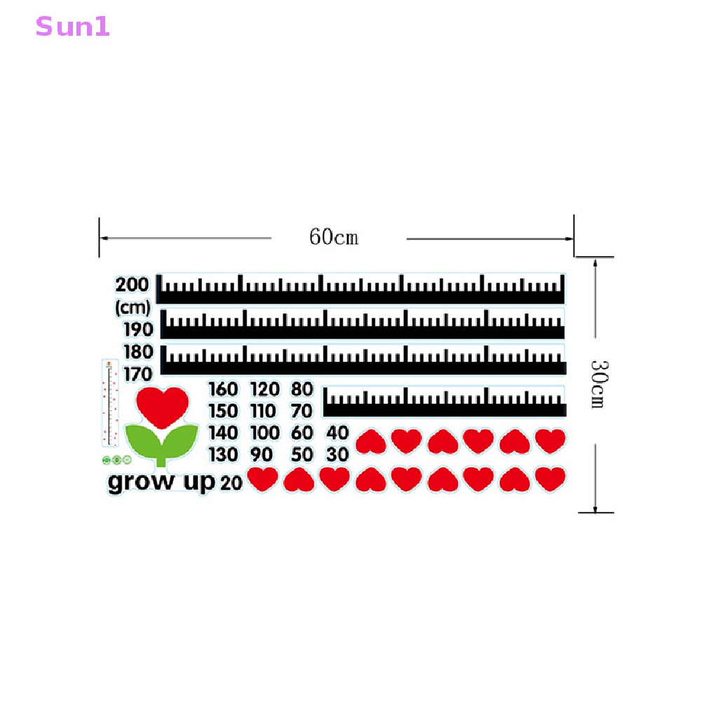Sun1 > Đề Can Đo Chiều Cao Hình Động Vật Dưới Biển / Trái Tim Kích Thích Sự Tăng Trưởng Của Bé