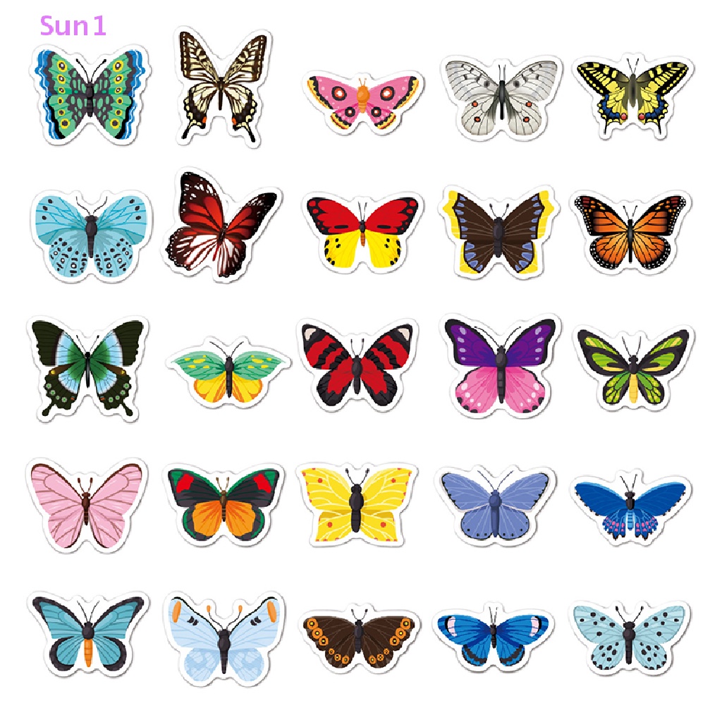 Set 50 Sticker Dán Trang Trí Hình Động Vật Biển Độc Đáo