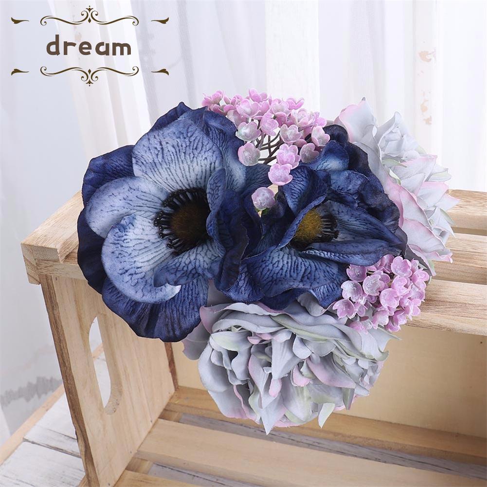 【DREAMLIFE】Artificial Flowers Party Silk Cloth + Plastic Wedding 4 Style Garden Decor