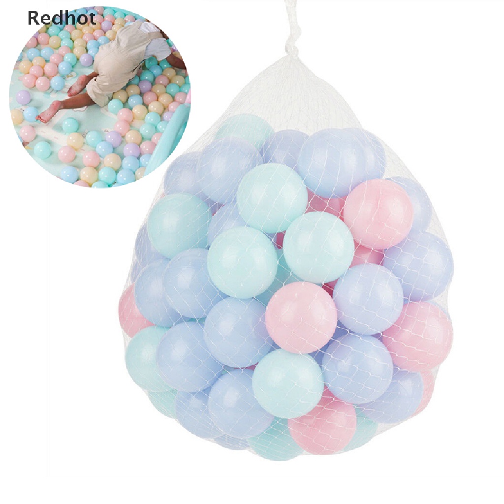 Bộ 100 / 200 Quả Bóng Nhựa Mềm Nhiều Màu Sắc Vui Nhộn Cho Bé
