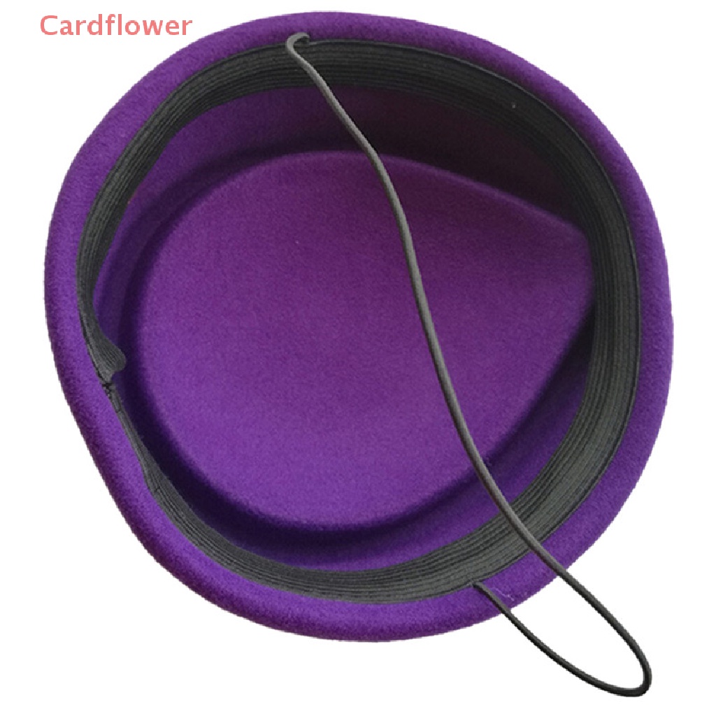< Cardflower > Mũ Len Hóa Trang Tiếp Viên Hàng Không Dành Cho Nữ