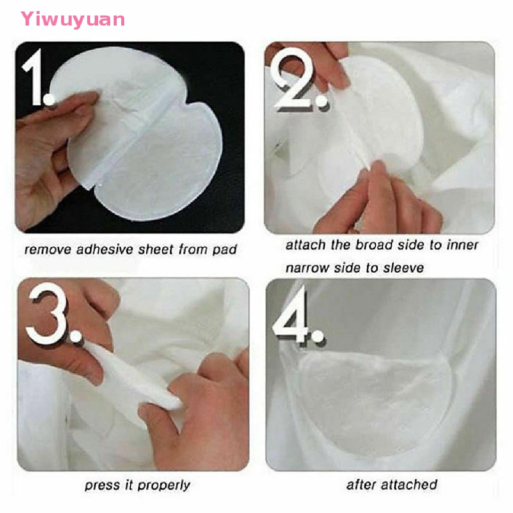 100 Miếng Dán Thấm Hút Mồ Hôi Vùng Da Dưới Cánh Tay Mới