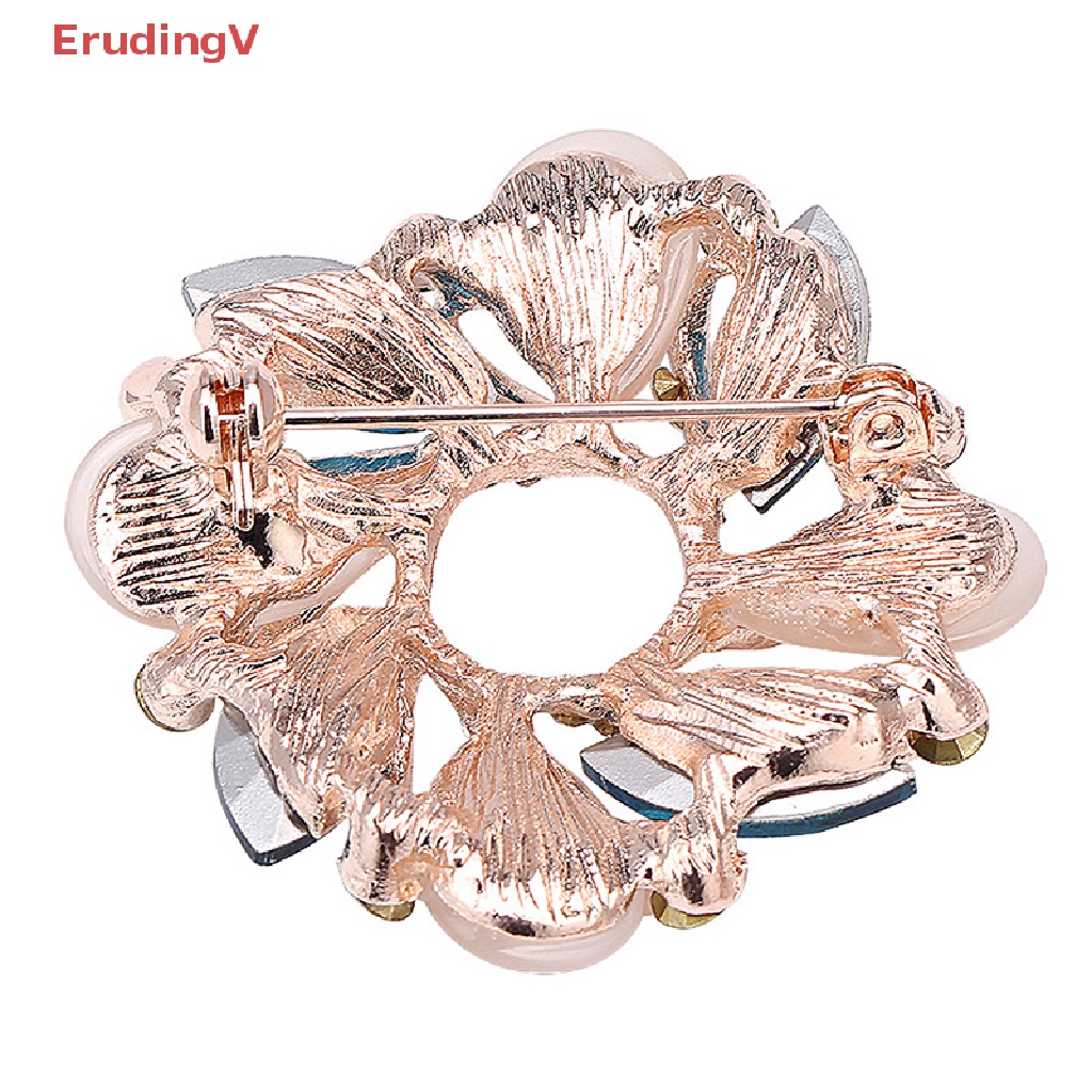 [ErudingV] 1 Trâm Cài Áo Hình Bauhinia Pha Lê Thời Trang Mới Cho Nữ [Mới]