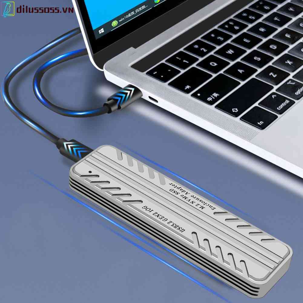 Hộp Đựng Ổ Cứng HDD 10Gbps M.2 NVMe Cho SSD 2230 / 2242 / 2260 / 2280
