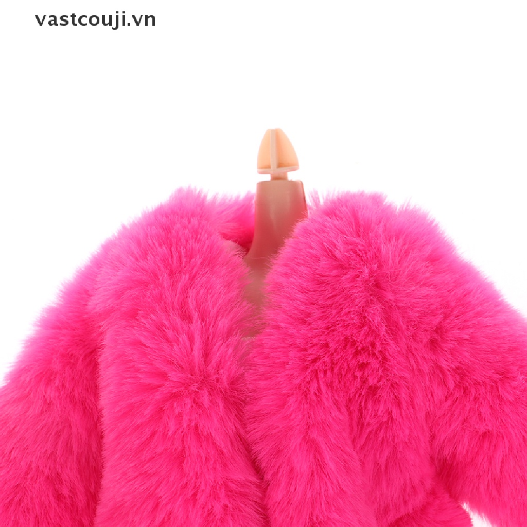 Đầm Dệt Kim Thủ Công Màu Hồng Xinh Xắn Cho Búp Bê VASTJI