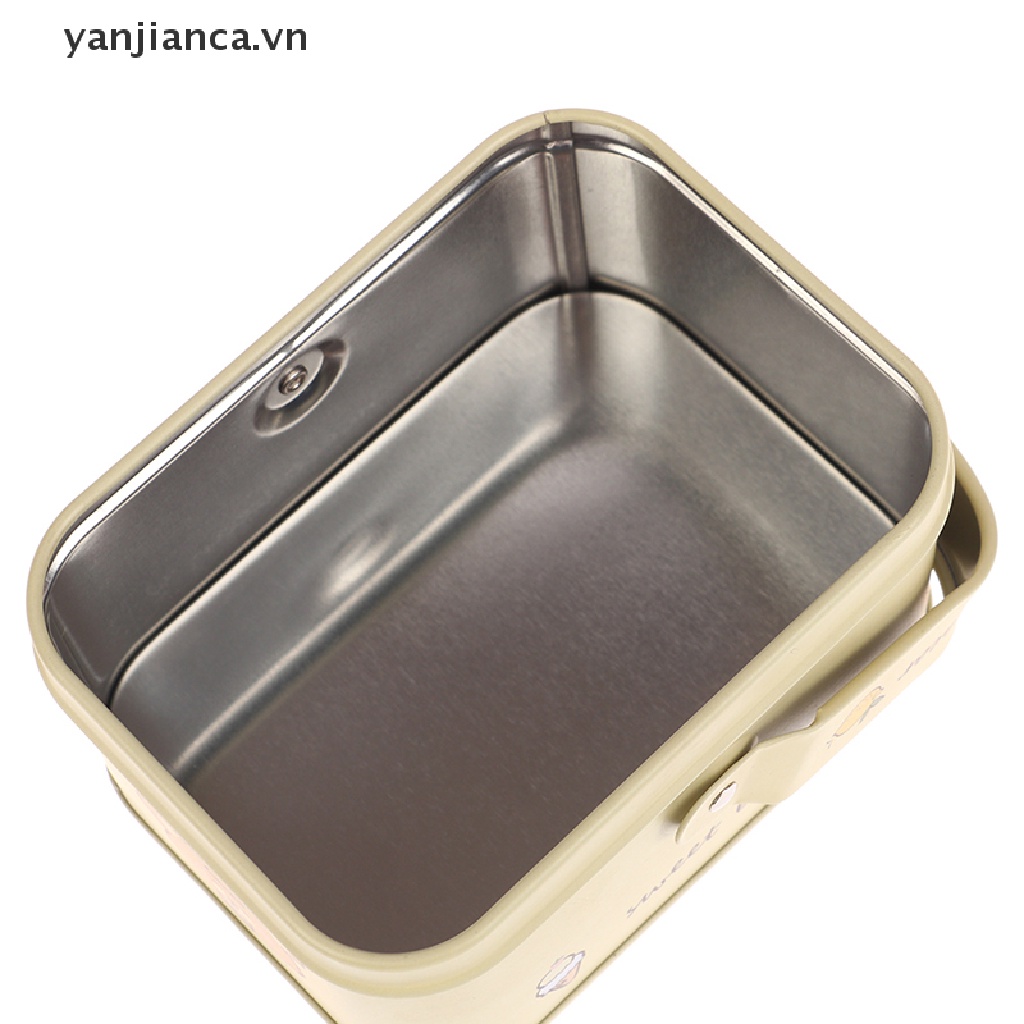 Hộp Thiếc Đựng Bánh Kẹo Hình Va Li Phong Cách Vintage