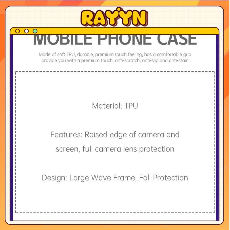 Ốp Điện Thoại Viền Gợn Sóng Hình Ma Cho iPhone 11 12Pro 13 14Promax 6s 7 / 8 / SE 6P 8Plus X XR XS Max 12 / 13mini 14plus