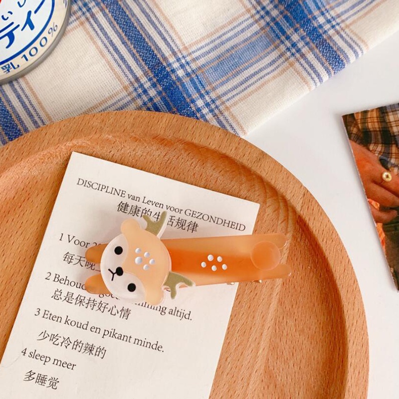 Kẹp Tóc Hình Động Vật Hoạt Hình Xinh Xắn Cho Bé Gái