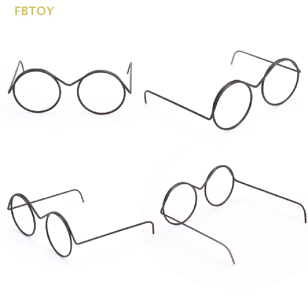 Mắt Kính Gọng Tròn Không Tròng Thời Trang Cho Búp Bê