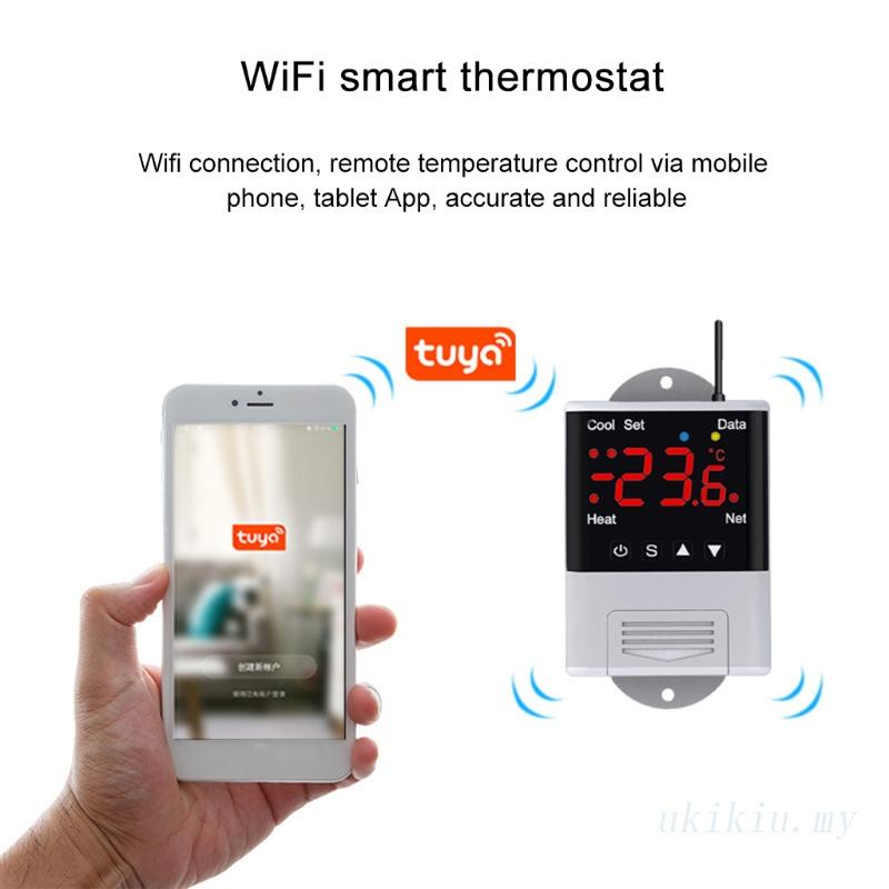 Bộ Điều Khiển Nhiệt Độ Điện Thoại Kết Nối WIFI Kỹ Thuật Số Chuyên Dụng AC 110-23