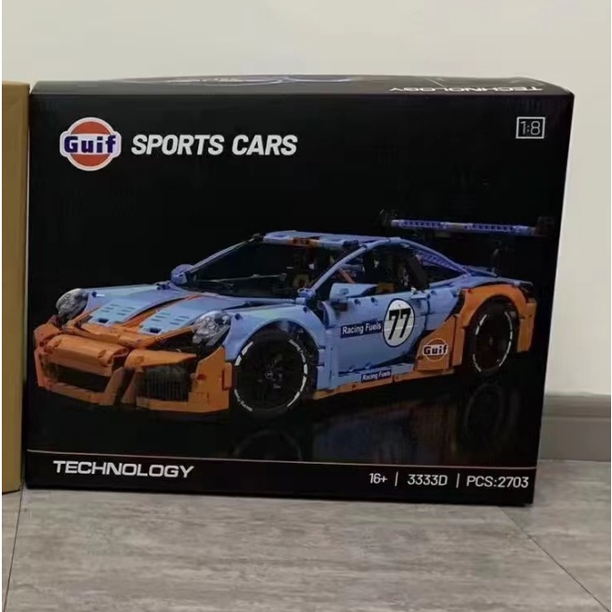 Đồ chơi lắp ráp mô hình siêu xe Porsche 911 GT3 RS  Sport Cars  2703pcs