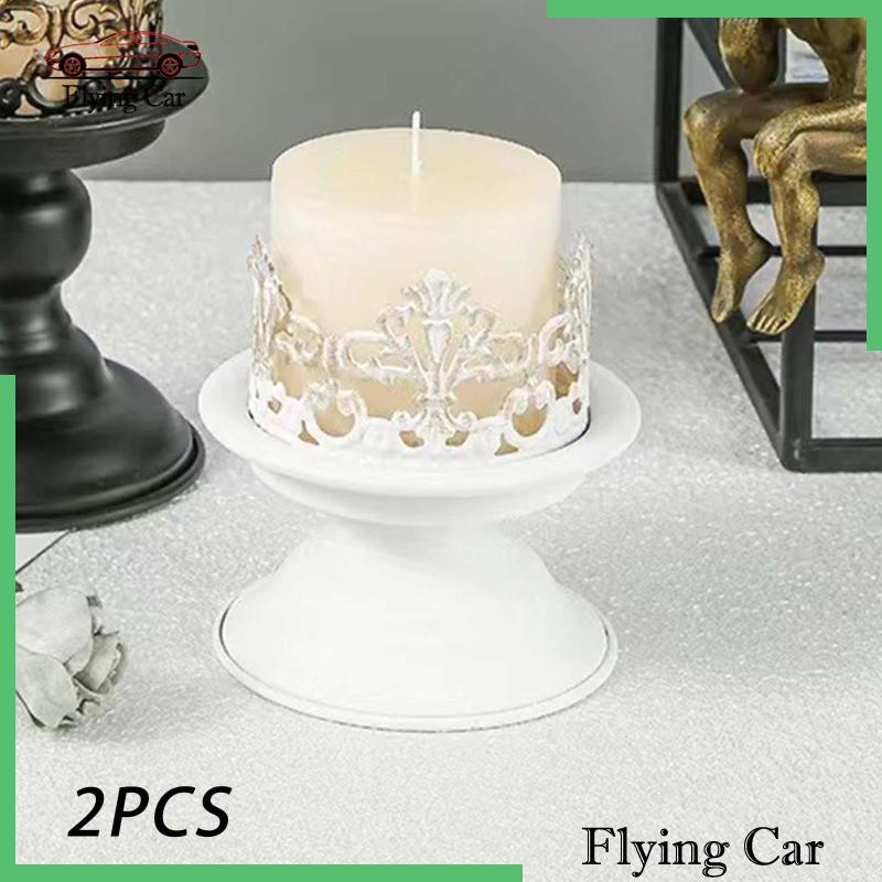 [Lzdjfmy2] Set 2 Giá Đỡ Nến Băng Dính Dùng Trang Trí Phòng Khách