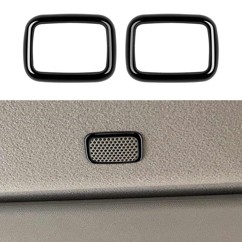 1 Cặp Miếng Dán Viền Loa Âm Thanh Trên Nóc Xe Hơi Bằng Sợi Carbon Cho Toyota Sienta 2022 2023 RHD