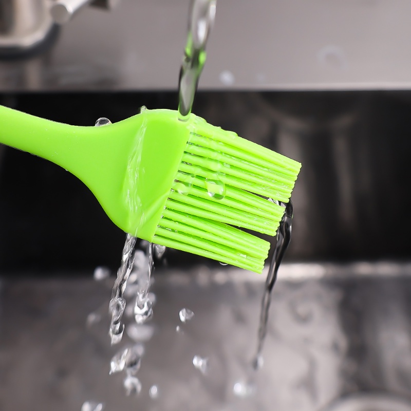 1 Cọ Quét Dầu Bằng Silicone Chịu Nhiệt Tiện Dụng Cho Nhà Bếp / Quầy Bar
