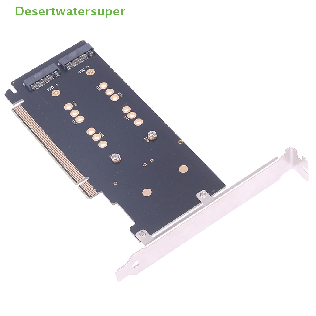 1 Thẻ Bài PCI-E m.2 X16 Sang 4X NVME Pcie PCIE3.0 GEN3 X16 Đến 4 * NVME