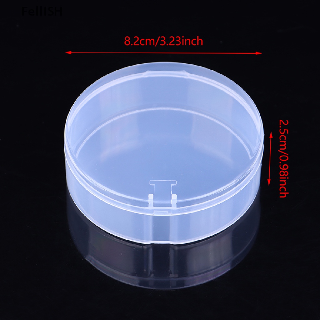 Hộp Đựng Mút Trang Điểm Hình Tròn Trong Suốt Tiện Dụng 439br