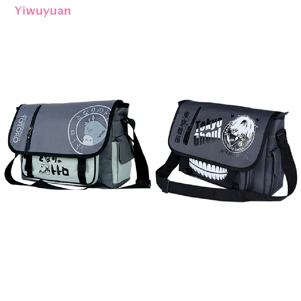 Túi Đeo Chéo Vải Canvas Họa Tiết Hoạt Hình Yiwuyuan > Thời Trang Mới