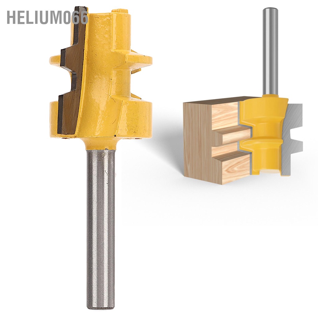 Helium066 1/4in Shank Router Bit Thép hợp kim Vonfram Dao phay bảng gỗ cho dự án chế biến
