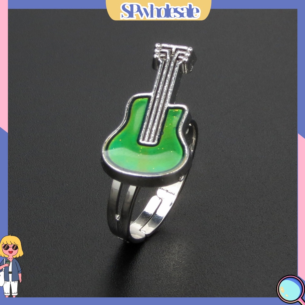 <SPwholesale> Nhẫn Hở Thay Đổi Màu Sắc Theo Nhiệt Độ Sáng Tạo Cho Nữ