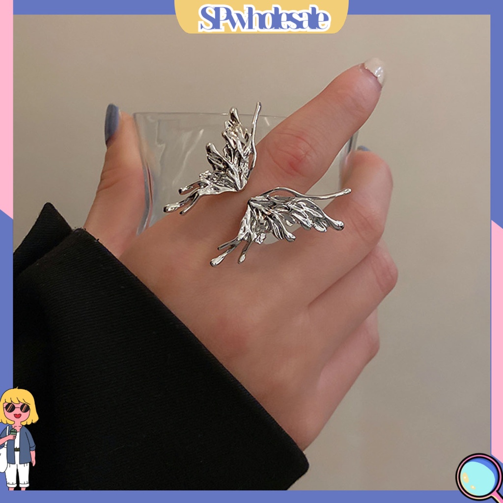 <SPwholesale> Nhẫn Hở Hình Bướm / Bướm Có Thể Điều Chỉnh Kích Thước Cho Nữ
