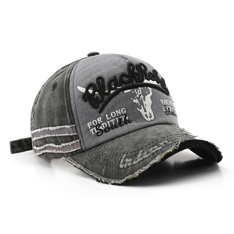 Mũ Lưỡi Trai Thêu Chữ Phong Cách Retro