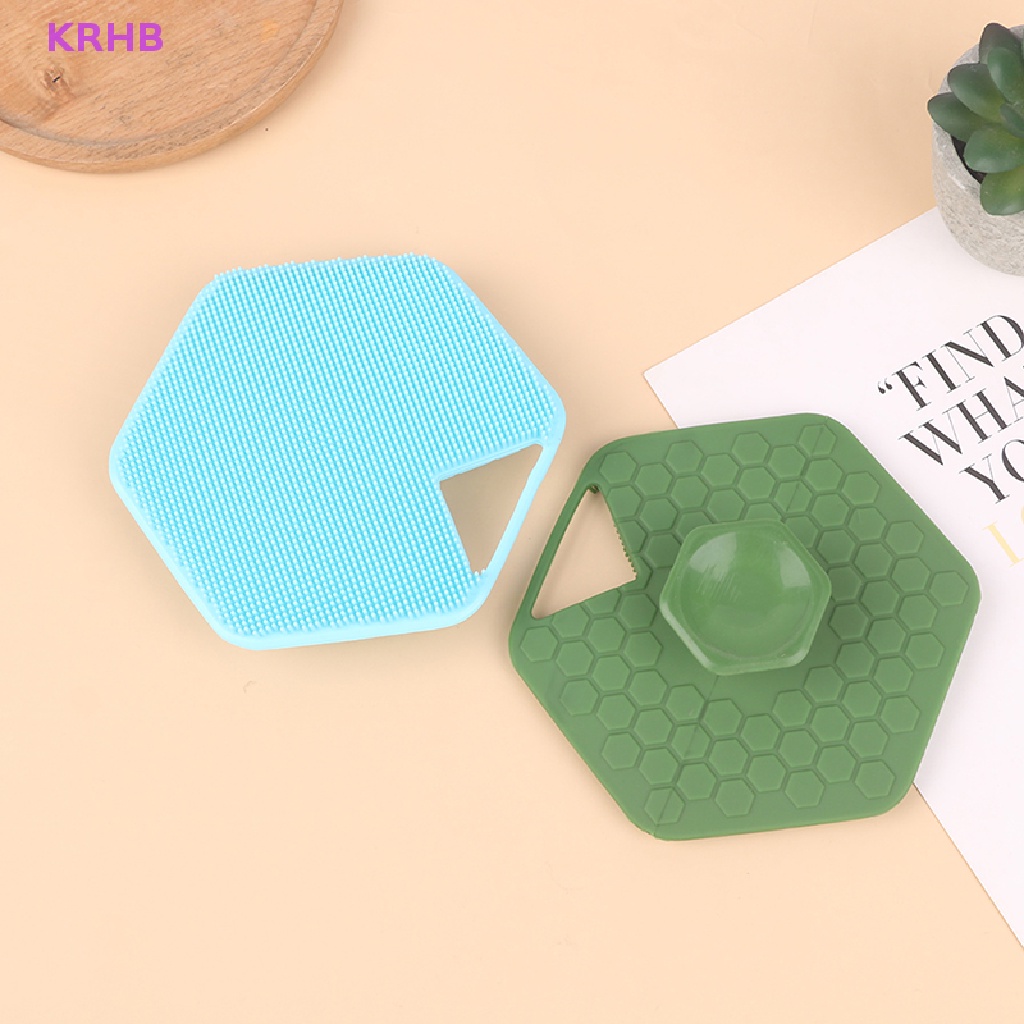 Bàn Chải Tắm Massage Tẩy Tế Bào Chết Bằng Silicon Bền Dễ Sử Dụng Mới