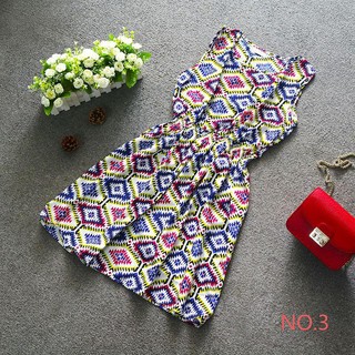 Đầm Mini SáT NáCh In Hoa ThờI Trang