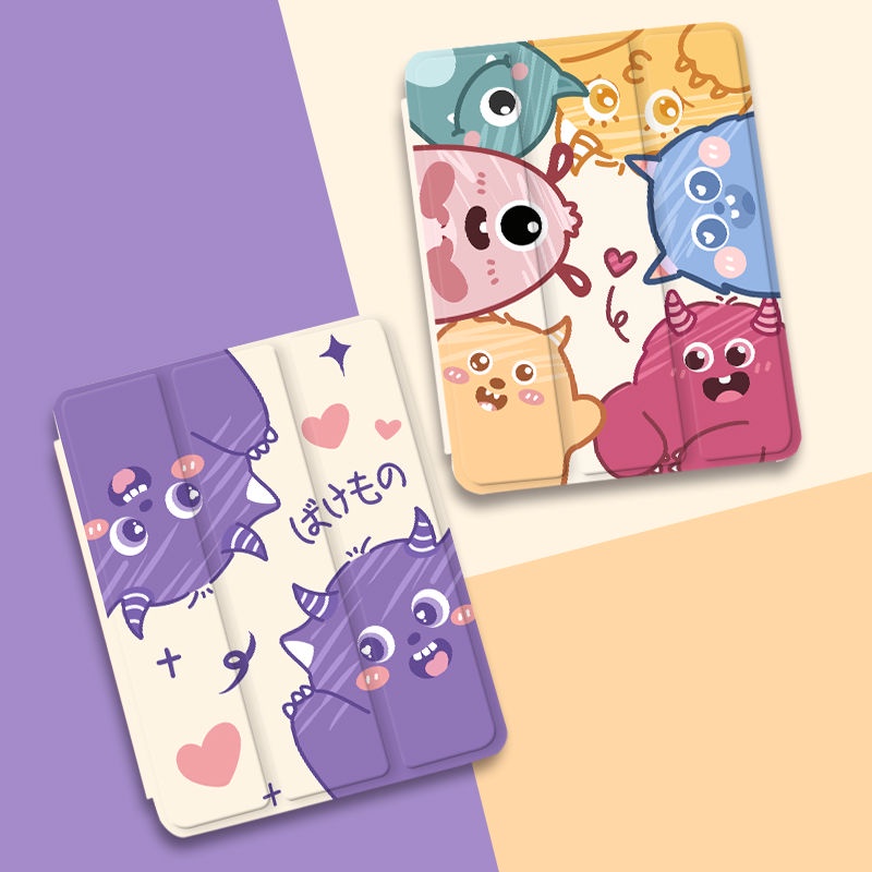 Ốp Máy Tính Bảng Mềm Hình Quái Vật Dễ Thương Cho iPad Gen10 7 / 8 / 9 10.2 "Air4 / Air5 Pro11" Pro12.9 "2022 mini6