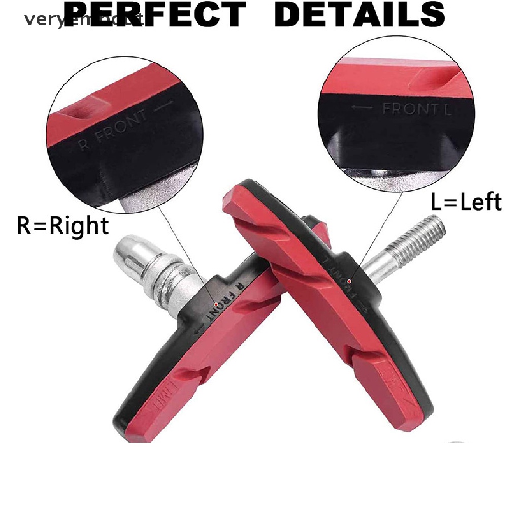 1 Cặp Má Phanh Xe Đạp Siêu Bền Không Gây Tiếng Ồn Tiện Dụng