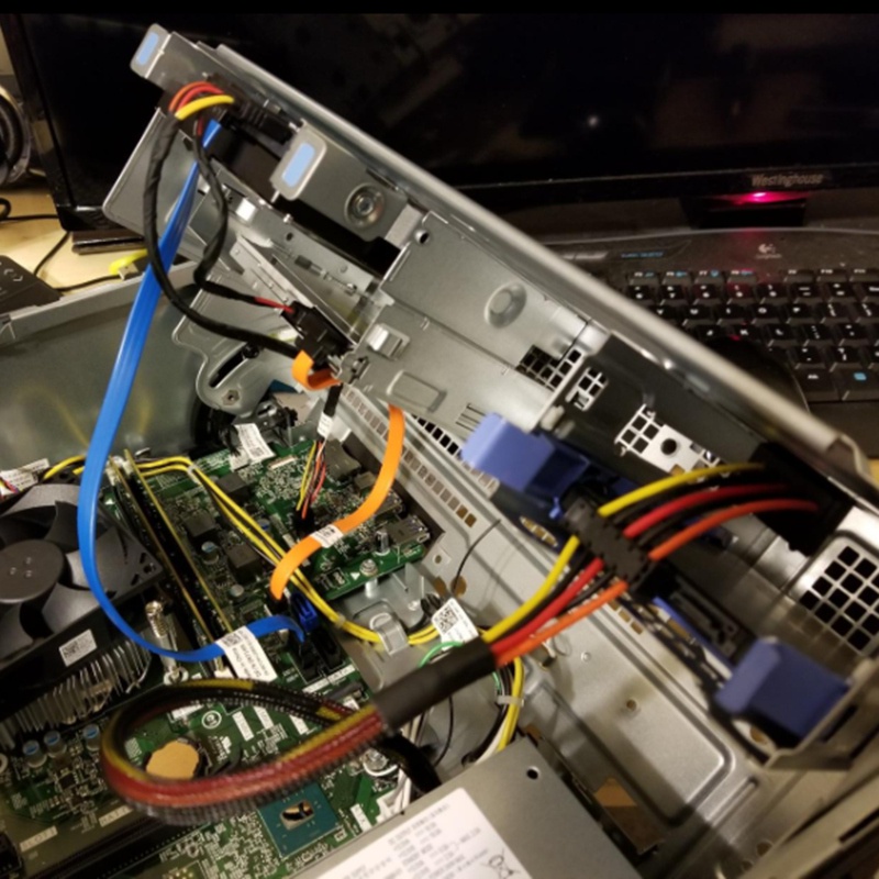 Cáp Nguồn HDD SATA 15 Pin X2 Sang Mini 6 Pin ATX Cho Dell Inspiron 3653 3650 Series